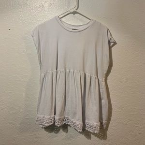 ASOS white maternity shirt size 8